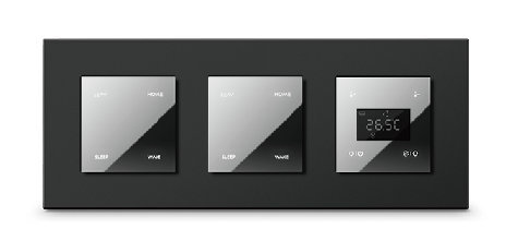 2x Smart 4-key Panel + Thermostat Panel
