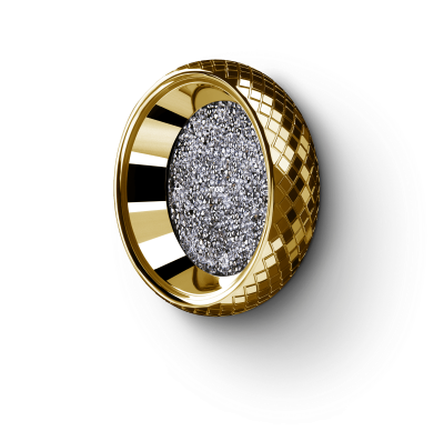 milan Swarovski dimming knob gold